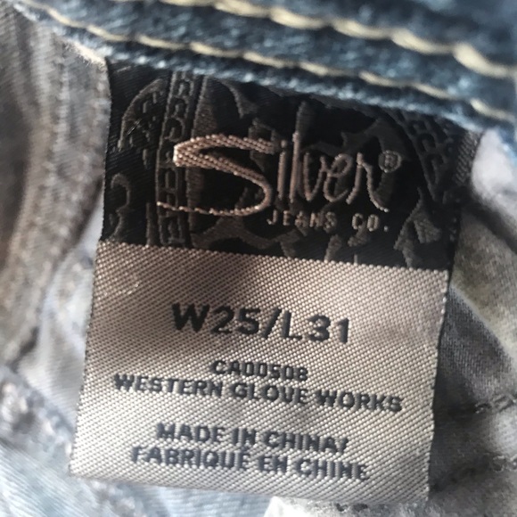 Silver Denim Jeans - Picture 8 of 11